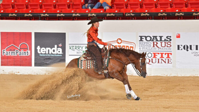 Gina Schumacher and All Right Magnum win the Run For A Million Non-Pro title

